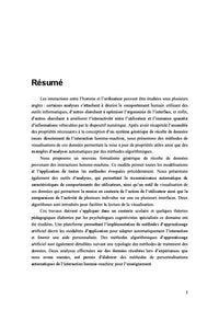 Analyse des interactions: des traces à la modélisation