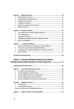 Analyse des interactions: des traces à la modélisation