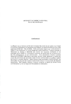 L'autoexclusion comme modalité de survie
