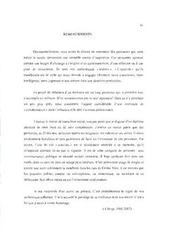 L'autoexclusion comme modalité de survie