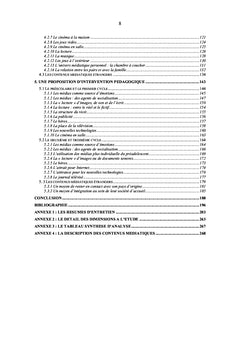 Contribution à l intégration de l éducation aux médias