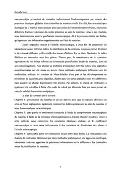 Comportement mécanique d'un matériau contenant des cavités