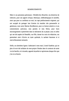 Professionnels migrants en réinsertion dans le monde du travail