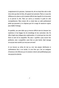 Professionnels migrants en réinsertion dans le monde du travail