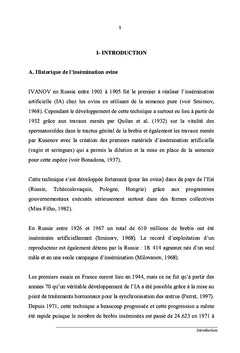 Insémination artificielle ovine