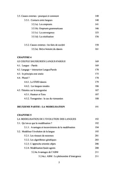 Modélisation de l évolution  des langues