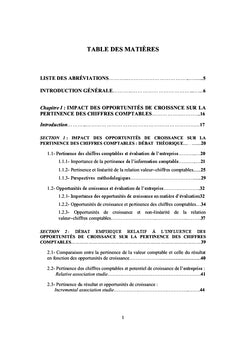 La pertinence des chiffres comptables des sociétés tunisiennes cotées