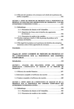 La pertinence des chiffres comptables des sociétés tunisiennes cotées