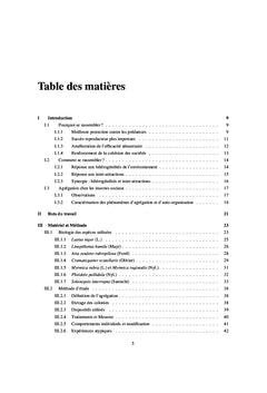 Agrégation chez les fourmis