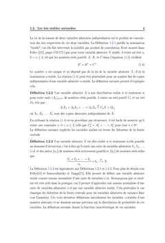 Les processus arfisma symétriques alpha-stables et leurs applications