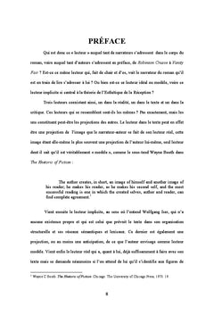 La figure de lecteur dans les romans britanniques de 1719 à 1847