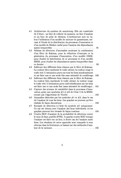 Techniques robustes de détection d'anomalies réseaux