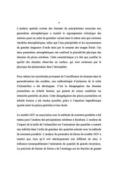 Pluies extrêmes et gestion de ruissellement à kinshasa-mont amba