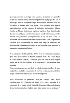 Pluies extrêmes et gestion de ruissellement à kinshasa-mont amba
