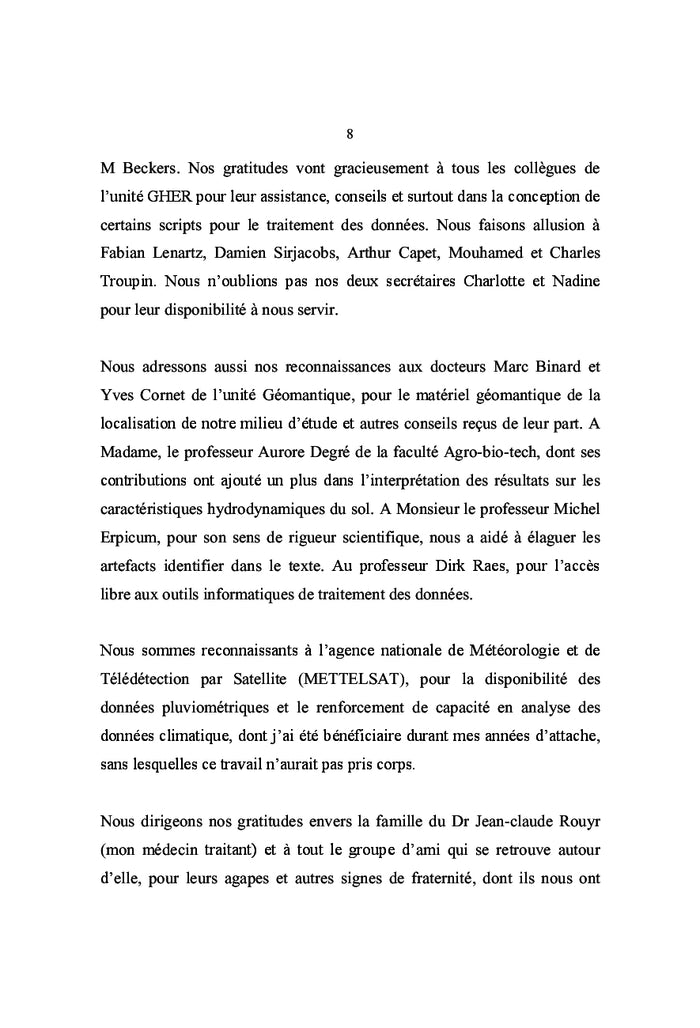 Pluies extrêmes et gestion de ruissellement à kinshasa-mont amba