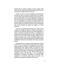 Routage adhoc : qualité de service et sécurité