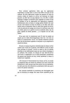 Routage adhoc : qualité de service et sécurité