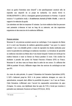Expériences personnelles et pratiques médicales