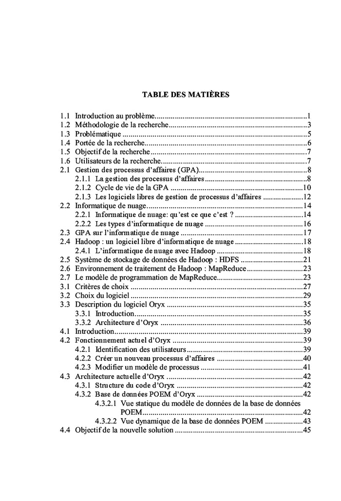 La gestion des processus d'affaires sur l'informatique de nuage