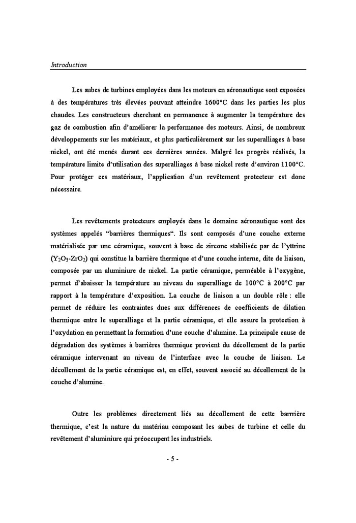 Corrosion à hautes températures d'aluminiures de titane