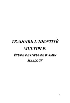 Traduire l'identité multiple