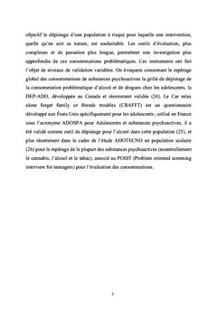 Validation clinique d'un questionnaire d'abus-dépendance au cannabis