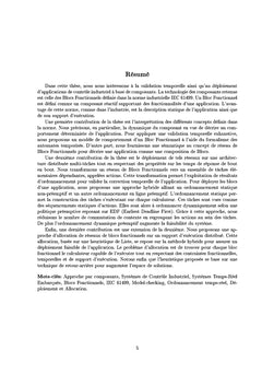 Application de contrôle industriel à base de composants