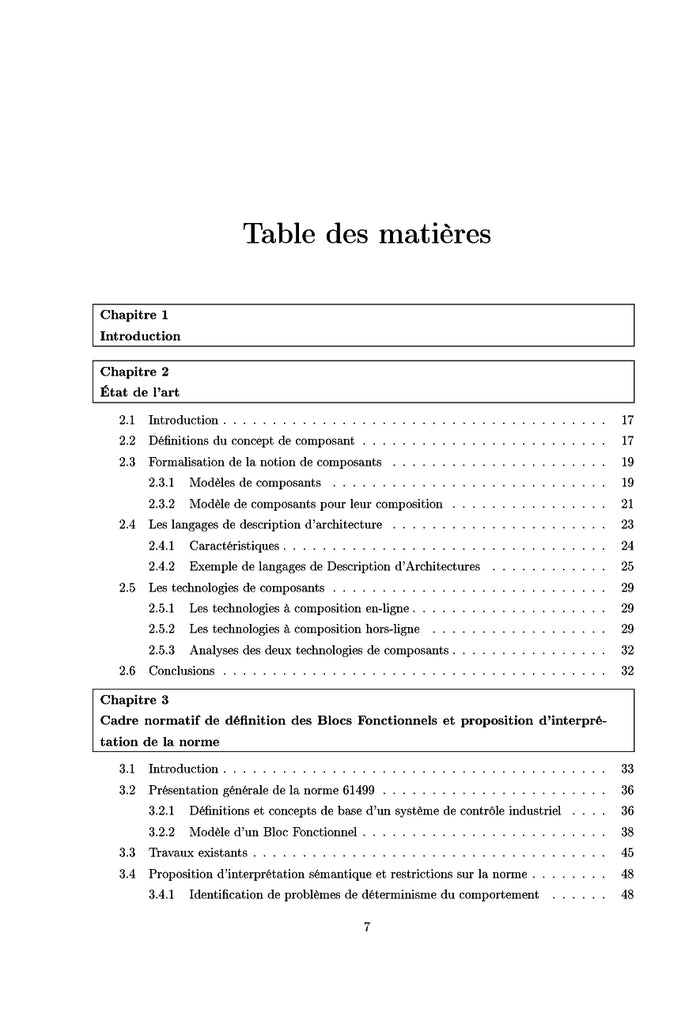 Application de contrôle industriel à base de composants