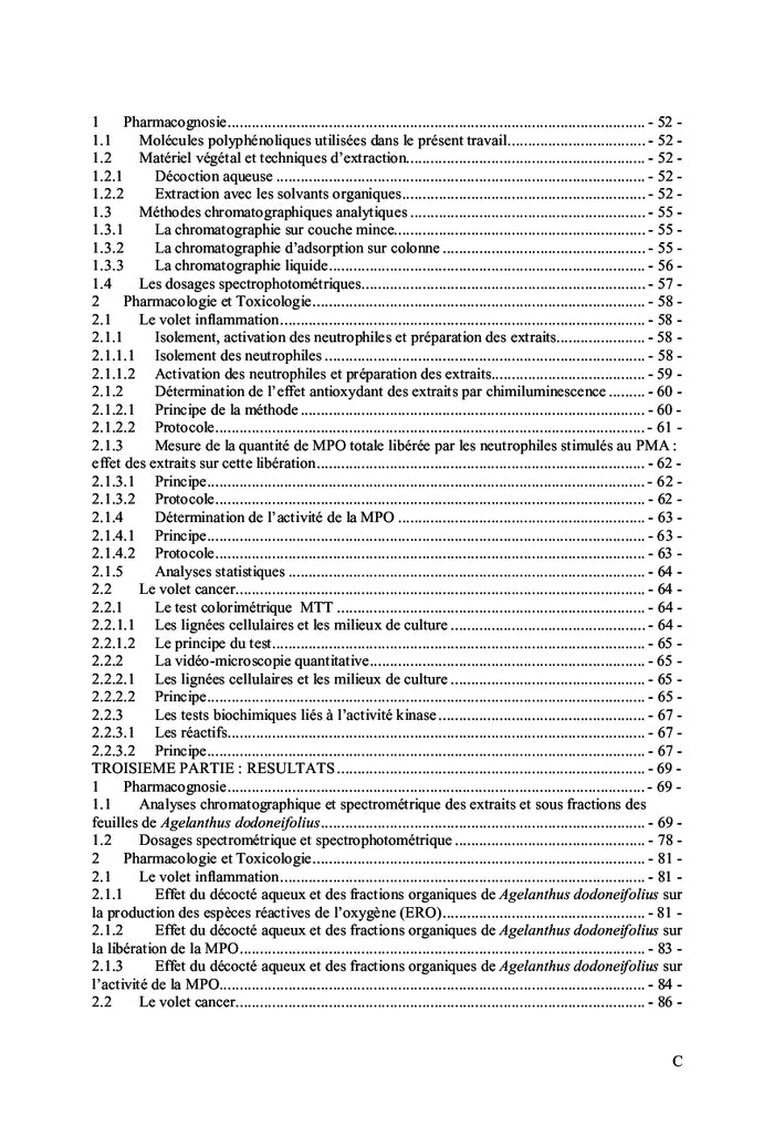 Etude des propriétés de agelanthus dodoneifolius (loranthaceae)
