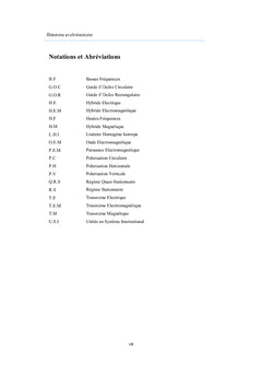 Propagation des ondes électromagnétiques