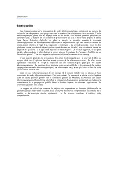 Propagation des ondes électromagnétiques