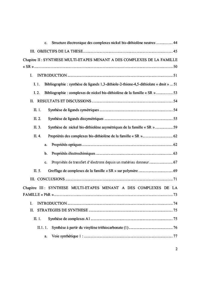 Etude de matériaux moléculaires pour application photovoltaïque