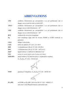 Etude de matériaux moléculaires pour application photovoltaïque