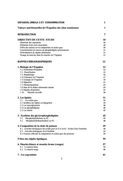 Espadon, oméga 3 et consommation