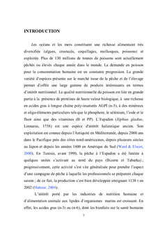 Espadon, oméga 3 et consommation