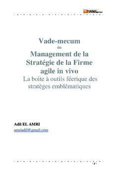 Vade-mecum du management de la stratégie de la firme agile in vivo