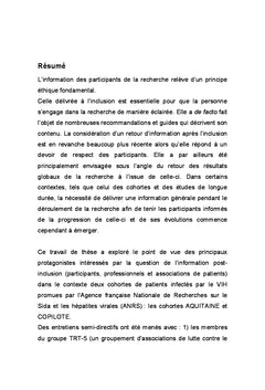 L'information dans les recherches sur la personne doit-elle évoluer ?
