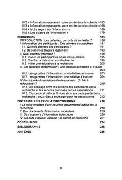 L'information dans les recherches sur la personne doit-elle évoluer ?