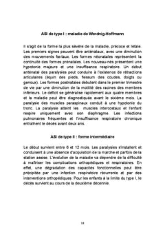 Expression des gènes smn1 et smn2 dans les amyotrophies spinales