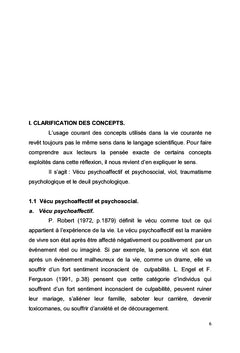 Vécu psychoaffectif des femmes victimes de violence sexuelle au Kivu