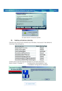 Support de cours environnement oracle