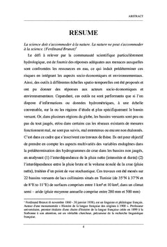 Prédétermination des débits dans les petits bassins non jaugés