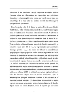Prédétermination des débits dans les petits bassins non jaugés