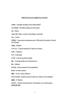 Les activités policières fondées sur la justice restaurative