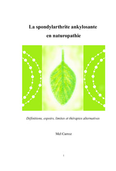 La spondylarthrite ankylosante en naturopathie.