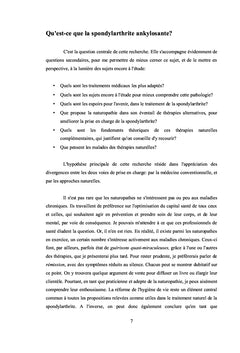 La spondylarthrite ankylosante en naturopathie.