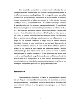 La spondylarthrite ankylosante en naturopathie.