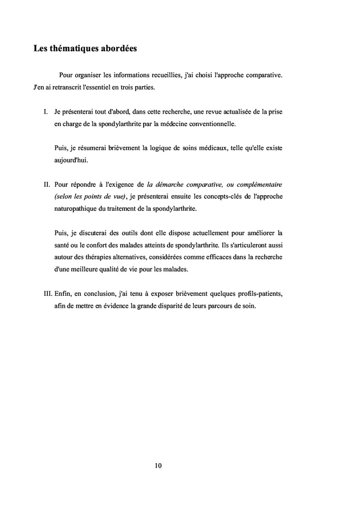 La spondylarthrite ankylosante en naturopathie.