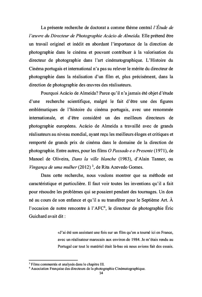 La lumière dans le cinéma