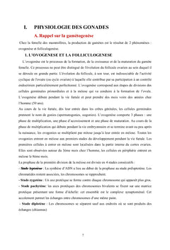 Endocrinologie de la reproduction des mammifères
